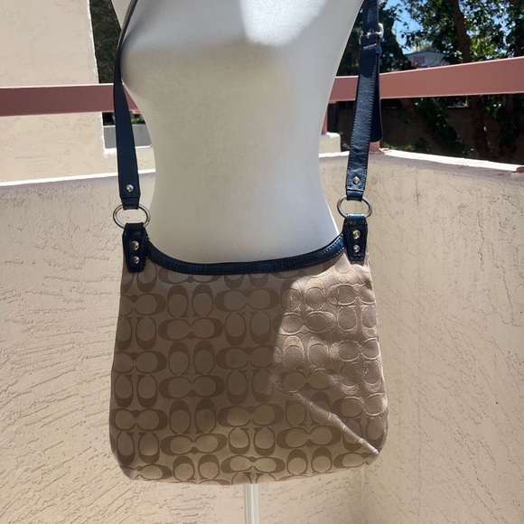 Coach F19259 Penelope Crossbody – Sateen & Patent Leather - Picture 3 of 9